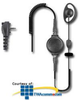Pryme Radio Products Tactical Medium Duty Lapel Microphone.. - SPM-1222ST - TelephoneStuff.com