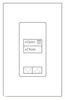 Lighting Control Wallstation - QSWS2-2BRLI-WH - Lutron Electronics Co., Inc.