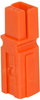 Connector Housing, 1Pos, Orange; Product Range Anderson Power Products - 41AH6160 - Newark, An Avnet Company