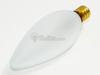 60 Watt, 130 Volt Frosted Blunt Tip Decorative Bulb - 401060 - bulbs.com