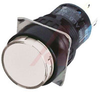 Push Button: White, RND LED PB SPDT IP40 - 70174250 - Allied Electronics, Inc.