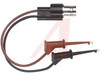 Test Clip; Brass; Beryllium Copper; 22;0.34 in.; Glass filled Nylon; PVC - 70198270 - Allied Electronics, Inc.