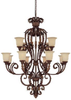 3642GU-294 Large Chandeliers-Glass Shade - 431445 - Capital Lighting, Inc.