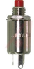 Switch, Non-Illum. Pushbutton; SPDT; RED; Rear Panel Mount; 250 mA; Solder; RoHS - 70214294 - Allied Electronics, Inc.