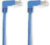 10FT Blue CAT6 250MHz Angle Patch Cable UTP CM Down-Down - EVNSL216-0010-90DD - Black Box