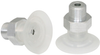 Flat suction cup (round) for careful gripping of paper, plastic film, etc. SGPN 24 SI-50 G1/8-AG - 10.01.01.11987 - Schmalz Inc.