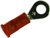 Terminal, Ring Tongue, #8, Crimp, Red; Stud Size - Metric 3M - 78H3353 - Newark, An Avnet Company
