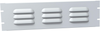 Rack Panel, Louvred, Grey, Steel, 3U; Panel Type Hammond - 51R3546 - Newark, An Avnet Company