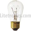 11-Watt Rough Service Incandescent S14 MED Clear -- L-100 - Image