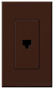 Datacommunication Face Plate with Jack - NT-PJ-BR - Lutron Electronics Co., Inc.