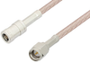 SMA Male to SMB Plug Cable 18 Inch Length Using RG316-DS Coax - PE33657-18 - Pasternack