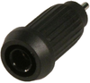 Banana Plug, 15A, Solder, Black; Gender Mueller Electric - 93F9796 - Newark, An Avnet Company