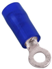 Terminal, Ring Tongue, #6, M3.5, Crimp, Blue; Stud Size - Metric Amp - Te Connectivity - 96F7792 - Newark, An Avnet Company