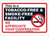 Smoking Policy Sign - 103842 - Brady Corporation