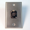HAVE 1Gang Stainless Wallplate 1BG XLRF - HAVWP1004XLRFBG1 - HAVE, Inc.