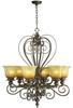 6039-6-62 Large Chandeliers-Glass Shade - 699416 - Capital Lighting, Inc.