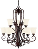 GZ-1-2888-9-56 Mid. Chandeliers-Glass Up - 764756 - Capital Lighting, Inc.