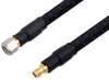 1.0mm Male to 1.0mm Female Precision Cable 12 Inch Length Using PE-TC110 Coax, RoHS -- PE3TC1221-12 - Image
