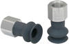 Bellows suction cup (round) with optimal adaptation to uneven surfaces FSGA 16 NK-45 G1/8-IG - 10.01.06.00410 - Schmalz Inc.