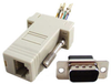 9 Pin Male RJ45 D-Sub Modular Adapter -- 85-209