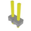 Headers, Male Pins - 612-MTLW-102-05-T-S-210-ND - DigiKey