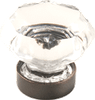 Traditional Glass Knob, Large, Oil Rubbed Bronze - 814642 - HardwareSource, Inc.