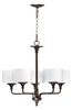6090-5-86 Mid. Chandeliers-Drum Shades - 606485 - Capital Lighting, Inc.