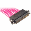 5+5 Pos. Female DIL 22 AWG Cable Conn. Kit, Extended Wall, Jackscrews - M80-4651005 - Harwin Plc