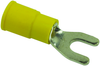 Terminal, Fork, Stud 8, Crimp, Yellow; Product Range 3M - 66W6094 - Newark, An Avnet Company