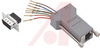 shielded modular adapter db9 male/ rj45 - 70126667 - Allied Electronics, Inc.