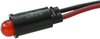 Panel Mount Indicator, Led, 6.35Mm, Red, 2.1V; Led Color Dialight - 30K3066 - Newark, An Avnet Company