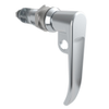 Quarter-Turn Cam Latch, L-Handle, Pad Locking, Sealed, Zinc Alloy, Chrome Plated, Bright - E5-7A-702-UU4 - Southco