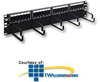 ICC Category 5e Hinged Patch Panel - 24 Port/2 RMS - ICMPP24H5E - TelephoneStuff.com