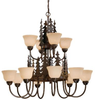 Large Chandeliers-Glass Shade - 305451 - Light Center (The)