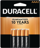 Battery, Alkaline Manganese Dioxide, 1.5V, Lr03; Battery Voltage Duracell - 67W2549 - Newark, An Avnet Company