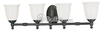 Four-Light Wall Bracket Light Fixture - P3041-74 - bulbs.com