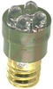 Lamp, LED;T-4 1/2;Cand Screw;Green;Clear;24 VAC/VDC;20 mA;750 mcd;20 Deg - 70015551 - Allied Electronics, Inc.