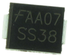 Schottky 3a 80V Diode and Rectifier - 2085-SS38 - ERSAELECTRONICS PTE. LTD.