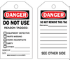 Accident Prevention Tags - 86475 - Brady Corporation