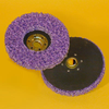 3M Scotch-Brite CX-DN Silicon Carbide Deburring Disc - Very Coarse Grade - Threaded Arbor Attachment - 4 1/2 in Diameter - 33194 - 048011-33194 - R. S. Hughes Company, Inc.