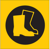 Brady B-302 Polyester Square Personal Protection Equipment (PPE) Sign - 2.25 in Width x 2.25 in Height - Laminated - 84553 - 754476-84553 - R. S. Hughes Company, Inc.