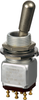MICRO SWITCH TW Series Toggle Switch, 2 pole, 2 position, Solder T2 Type terminal, Standard Lever - 12TW75-3 - Honeywell Sensing & IoT