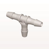 T Connector, Barbed, Natural - HT5 - Qosina Corp.