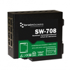 Hardened Industrial Ethernet 8 Port Switch DIN Rail Mountable - SW-708 - Brainboxes Limited