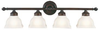 Bathroom Fixtures-Four Lights - 84492 - Light Center (The)