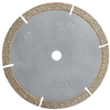 3M 605Y Diamond 1A1S Cutoff Wheel - 40 Grit Coarse Grade - 5 in Diameter - 1/2 in Center Hole - Thickness 0.104 in - 90651 -- 051128-90651 - Image