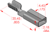 Cordset Receptacle Terminal - 14231 - ETCO Incorporated
