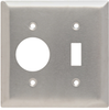 Combination Wall Plate, 1 Toggle Switch - SS17 - Legrand
