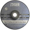 Weiler Aluminum Oxide Surface Grinding Wheel - Type 27 - Depressed Center Wheel - 24 Grit Coarse Grade - Arbor Attachment - 7 in Diameter - 7/8 in Center Hole - Thickness 1/8 in - 56417 - 012382-56417 - R. S. Hughes Company, Inc.