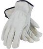 PIP 68-103 White Large Grain Cowhide Leather Gloves - Straight Thumb - Uncoated - 9.8 in Length - 616314-08214 - 616314-08214 - R. S. Hughes Company, Inc.